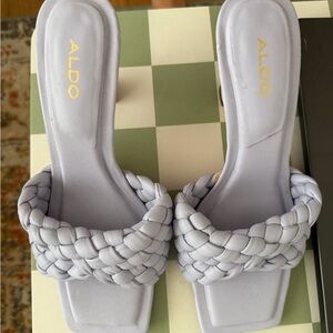 Aldo Women's Braided Slide Sandals - Soft Lavender
